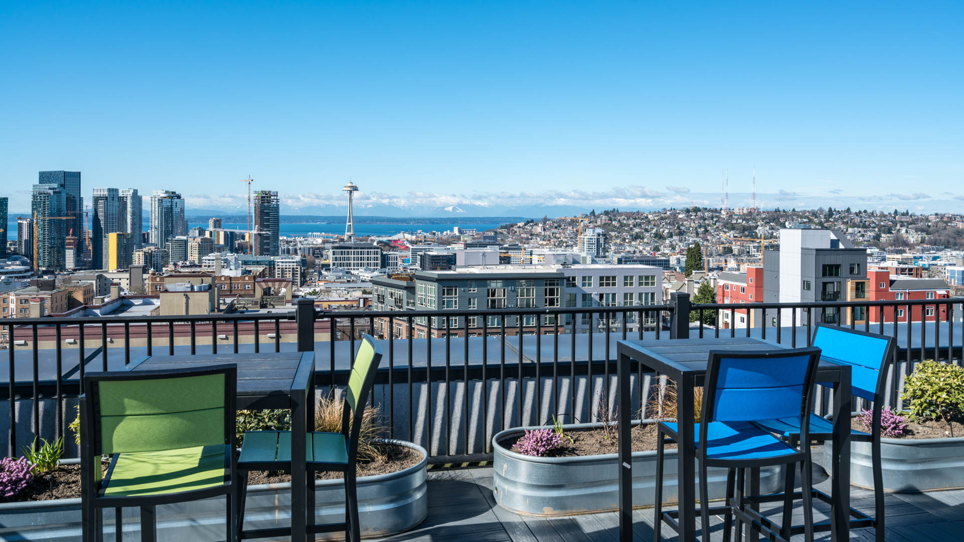 Roof deck at The Heights on Capitol Hill Apartments (4 of 5)