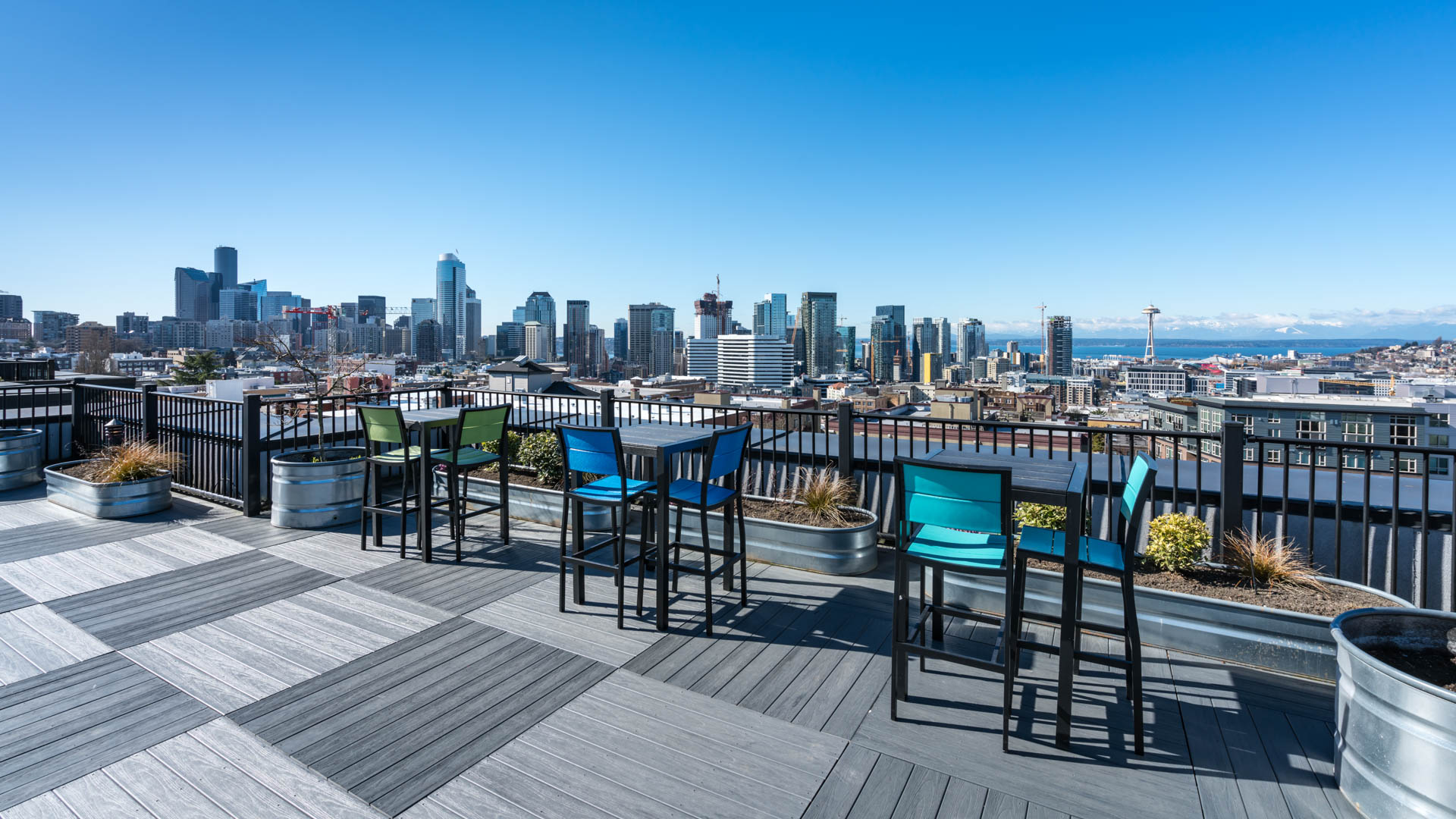Roof deck at The Heights on Capitol Hill Apartments (2 of 5)