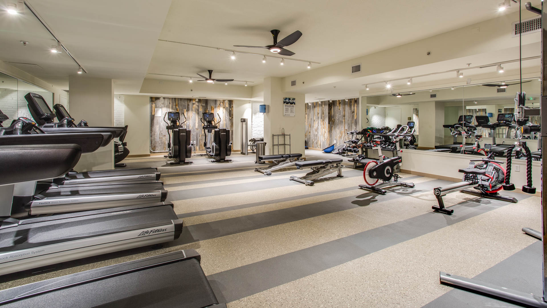 Gym at 1210 Mass Apartments (1 of 2)
