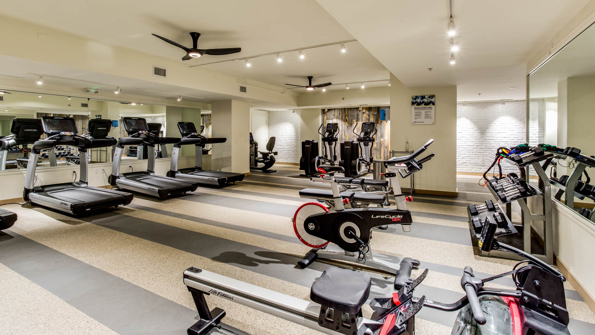 Gym at 1210 Mass Apartments (2 of 2)