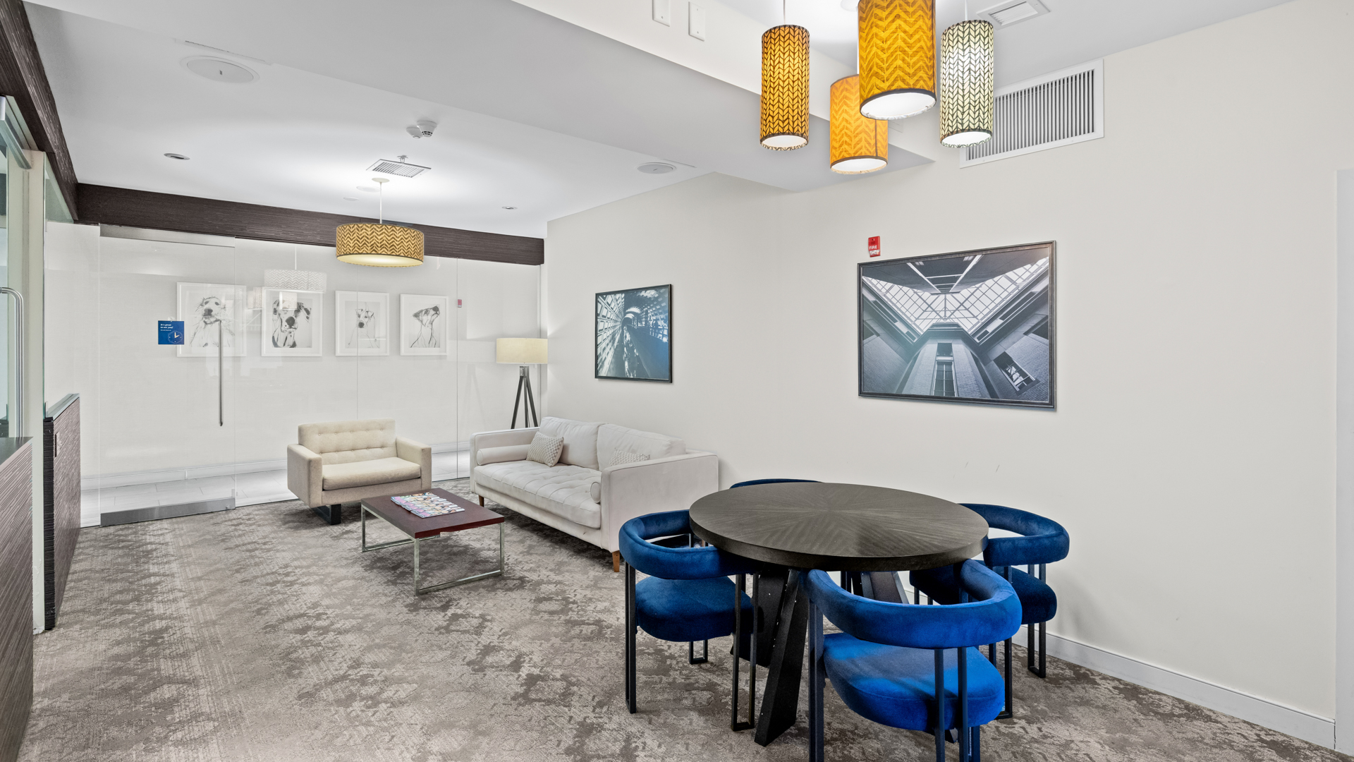 Lobby at 1210 Mass Apartments (7 of 8)