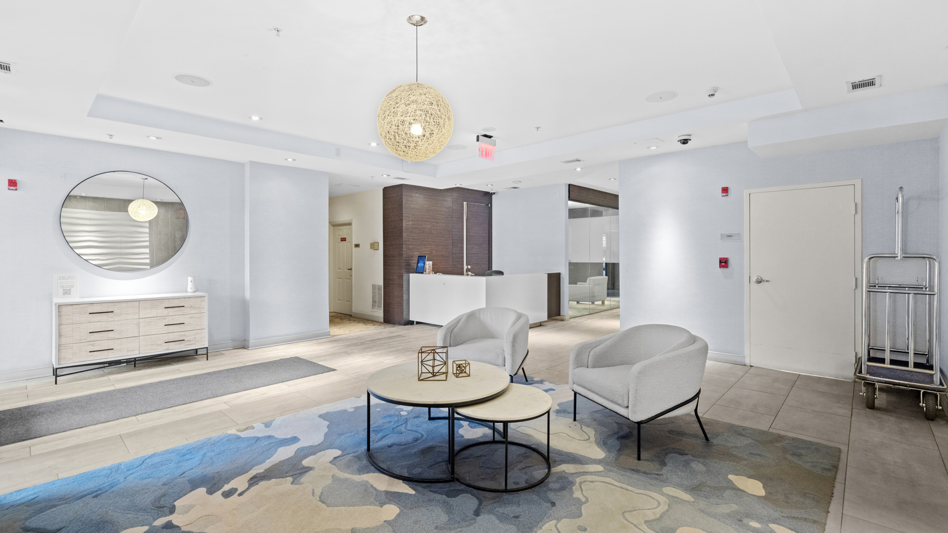 Lobby at 1210 Mass Apartments (5 of 8)