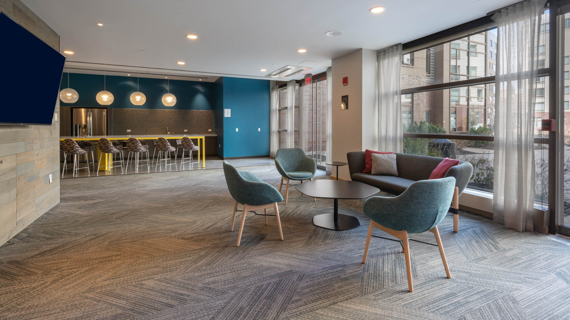 Lounge at Third Square Apartments (2 of 2)