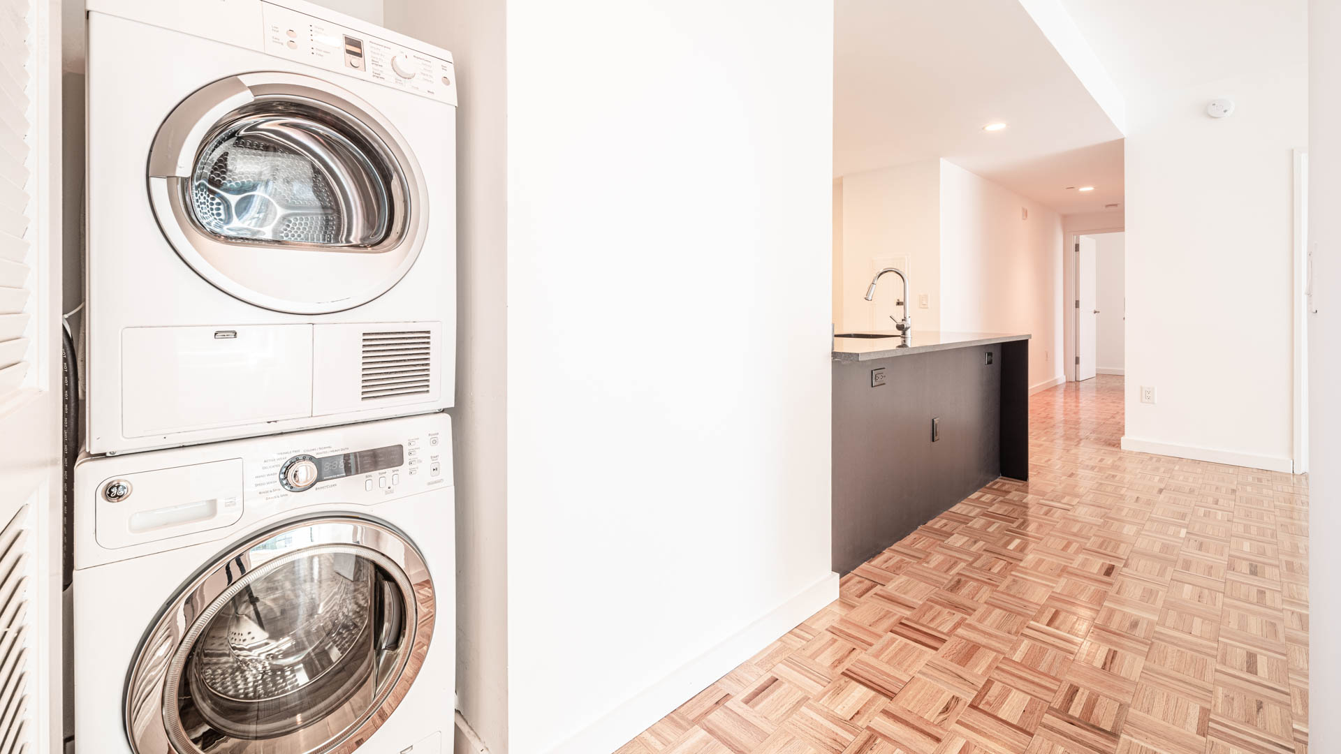 Laundry room at 70 Greene Apartments