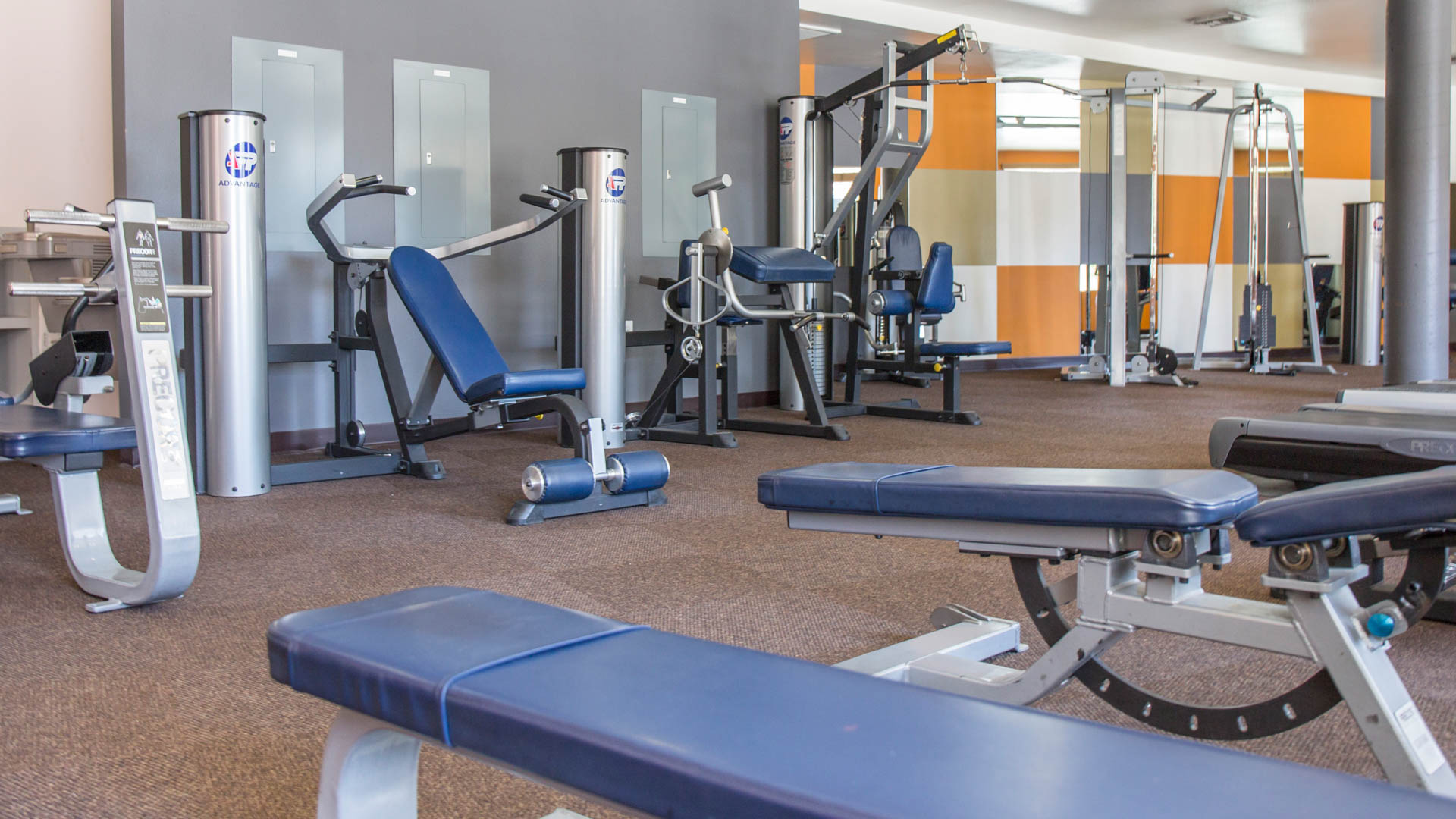 Gym at Mozaic at Union Station Apartments (2 of 2)