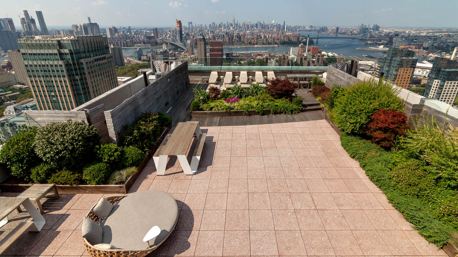 Roof deck at The Brooklyner Apartments (4 of 5)