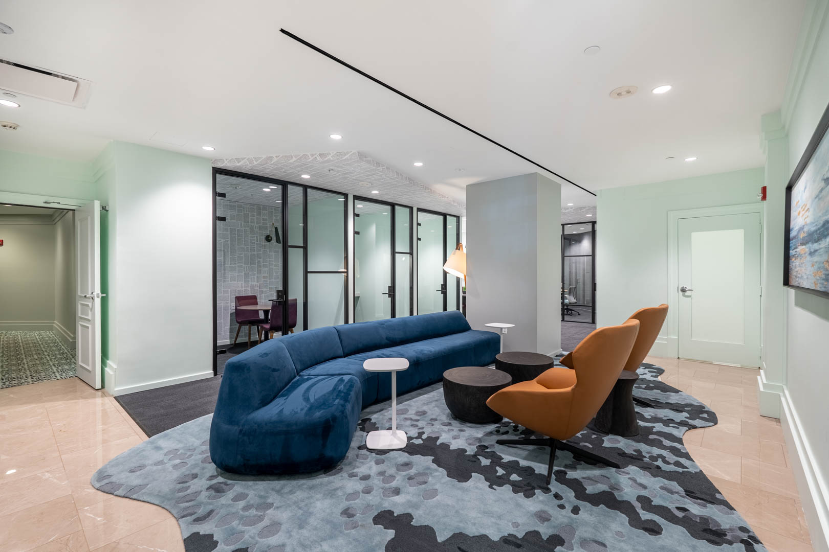 Lounge at 1401 Joyce on Pentagon Row Apartments (3 of 3)