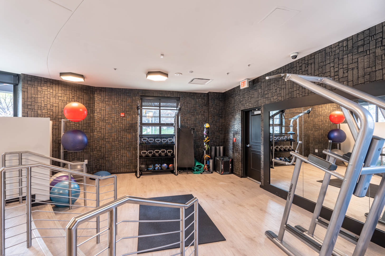 Gym at 1401 Joyce on Pentagon Row Apartments (3 of 3)