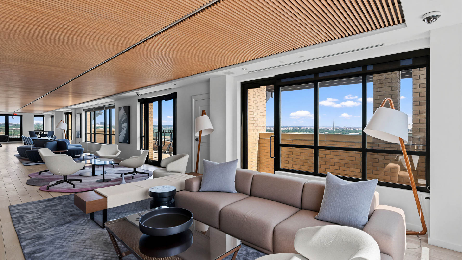 Lounge at 1401 Joyce on Pentagon Row Apartments (1 of 3)