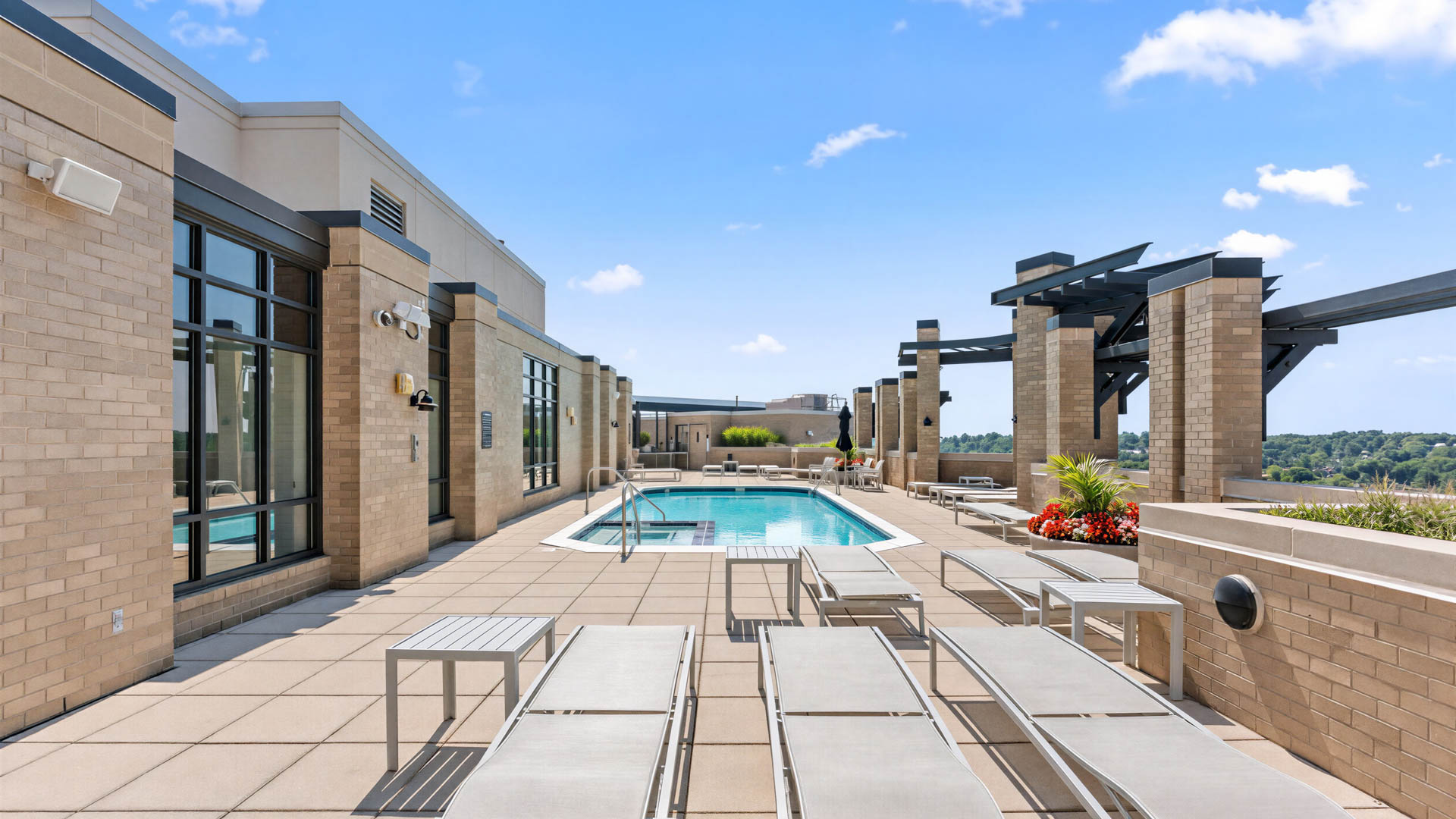 Pool at 1401 Joyce on Pentagon Row Apartments (2 of 2)