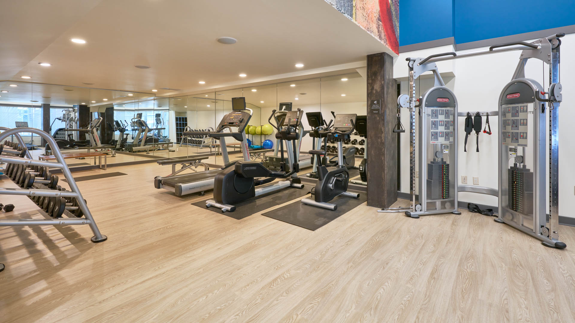 Gym at red160 Apartments (1 of 3)