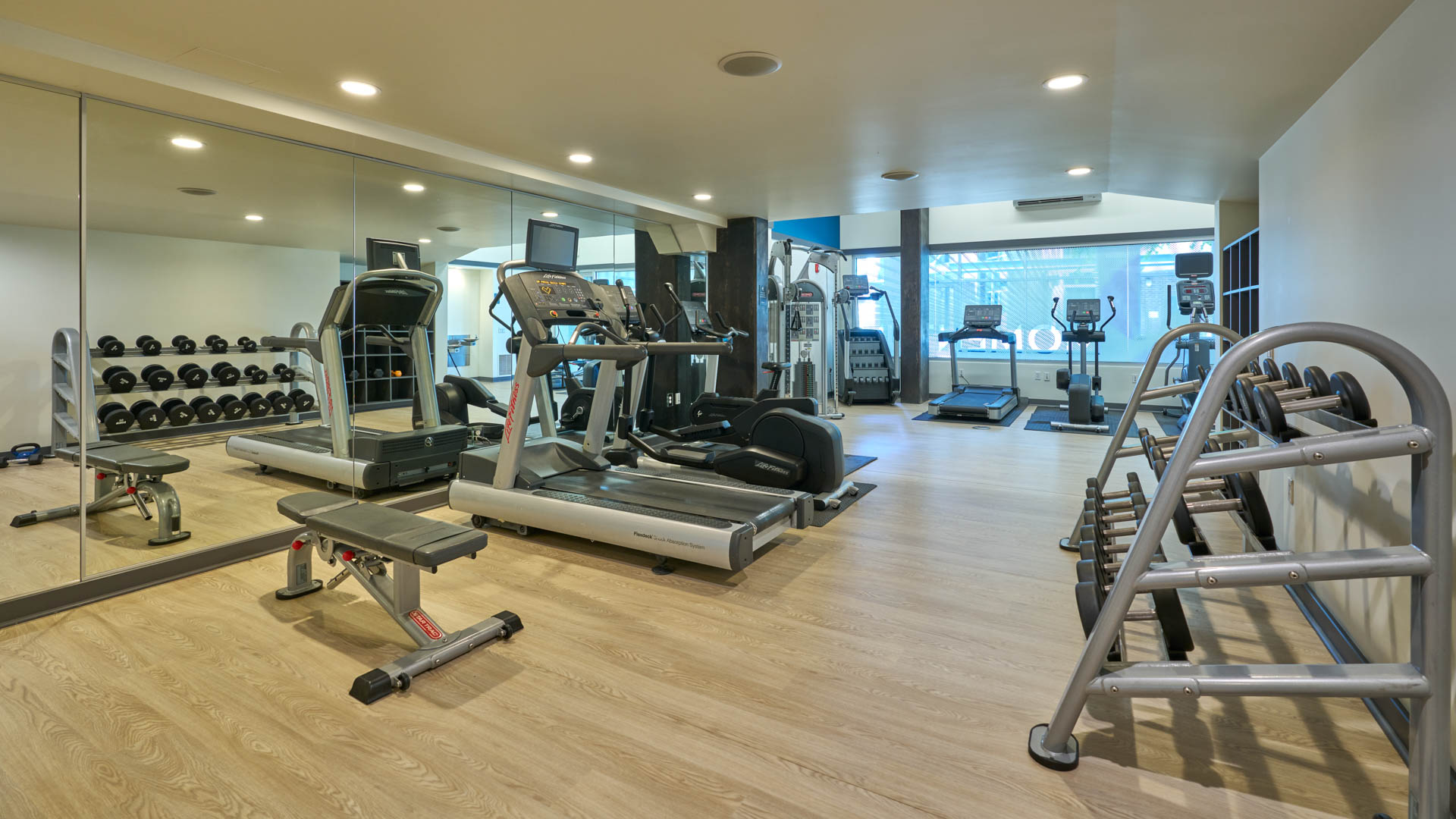 Gym at red160 Apartments (2 of 3)