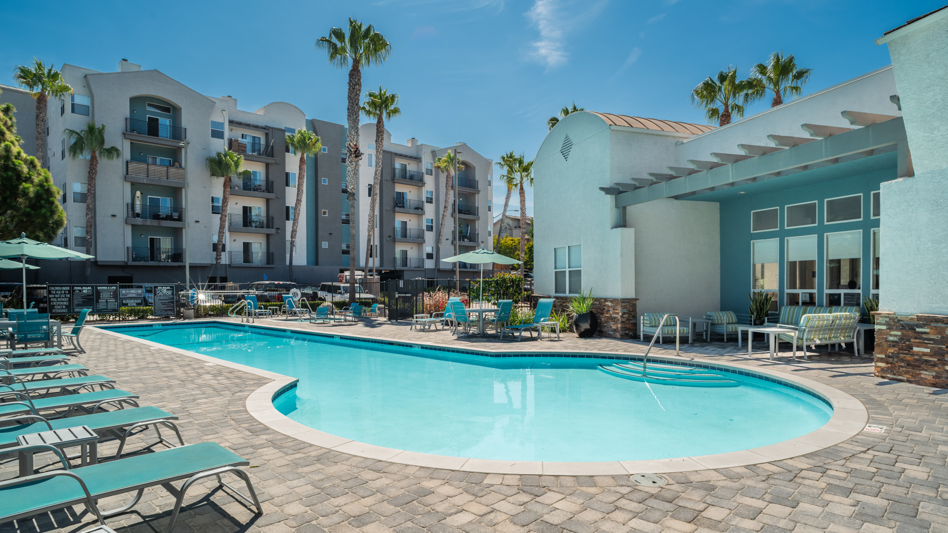 Pool at Del Mar Ridge Apartments (2 of 3)
