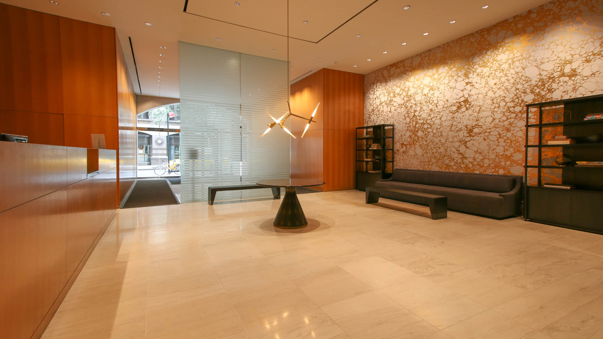 Lobby at Longacre House Apartments