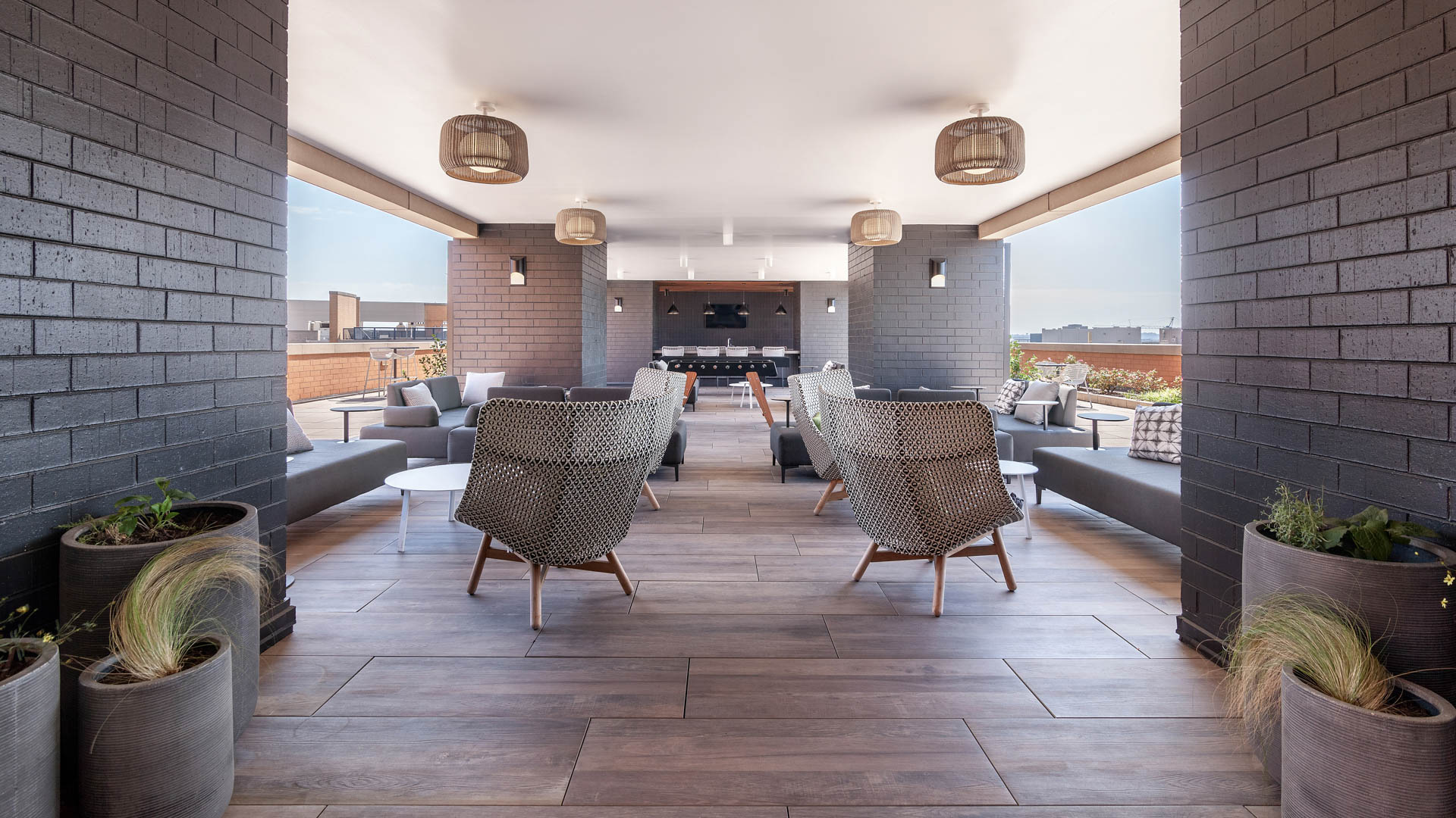 Roof deck at 425 Mass Apartments (3 of 4)