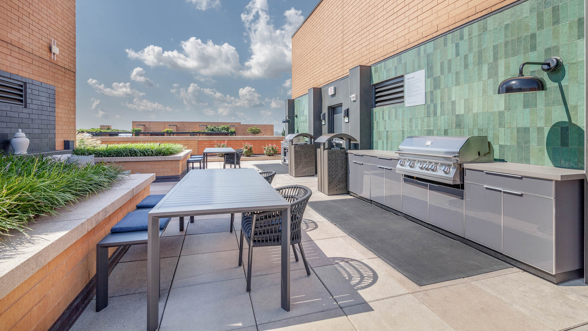 Roof deck at 425 Mass Apartments (1 of 4)