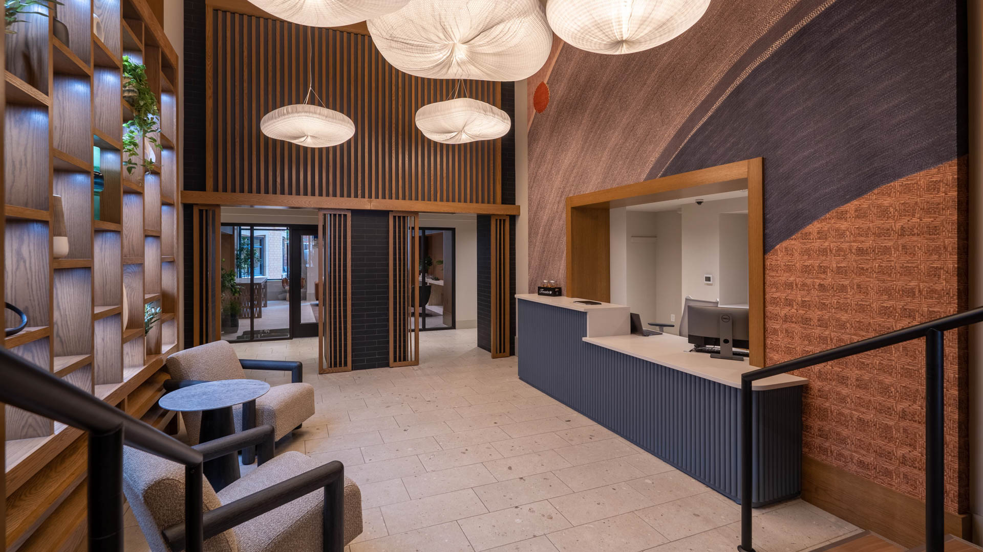 Lobby at 425 Mass Apartments (2 of 3)