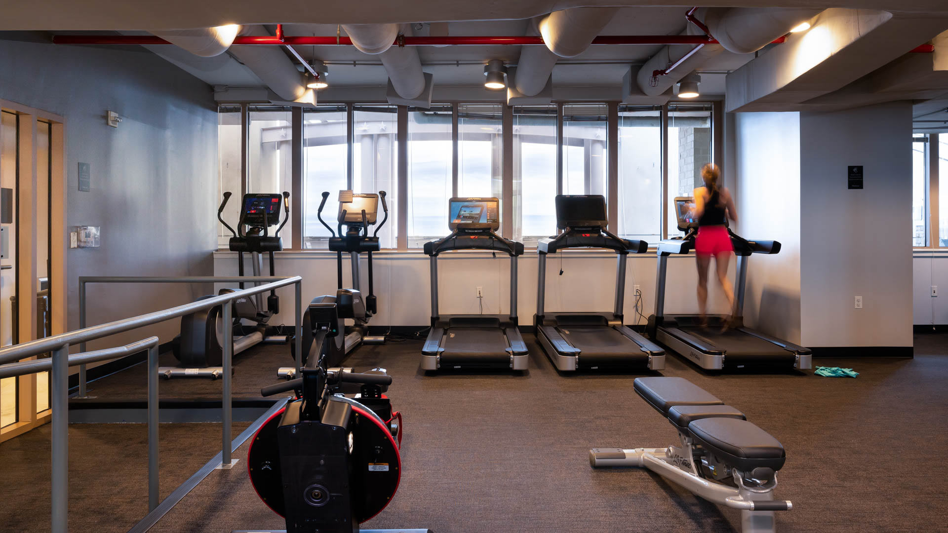 Gym at Liberty Tower Apartments (2 of 3)