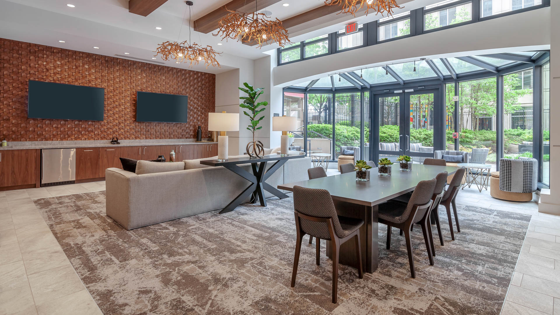 Lounge at Liberty Tower Apartments (2 of 4)