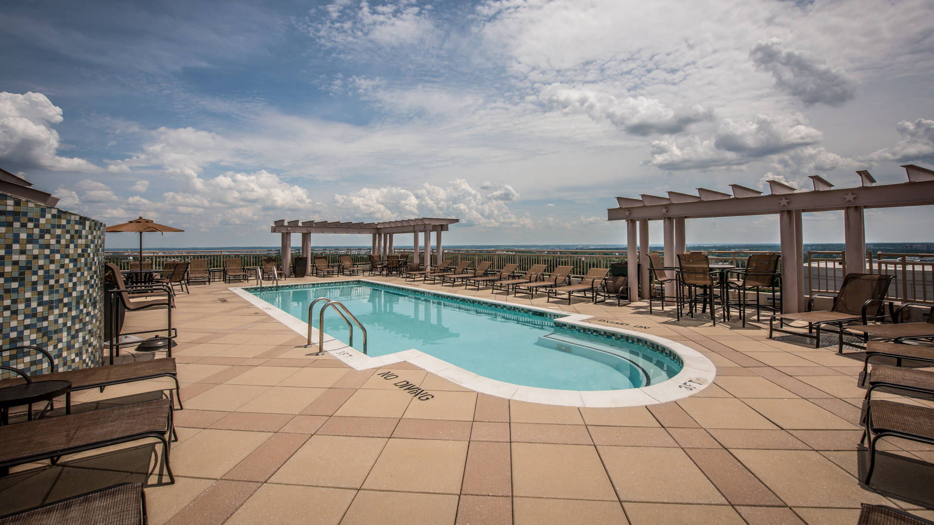 Pool at Liberty Tower Apartments