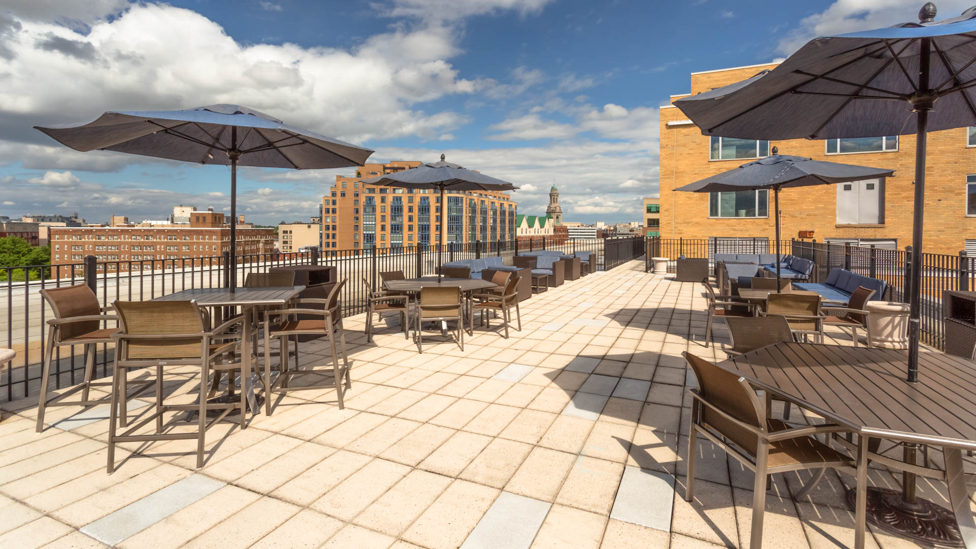 Roof deck at 1500 Mass Apartments (1 of 3)