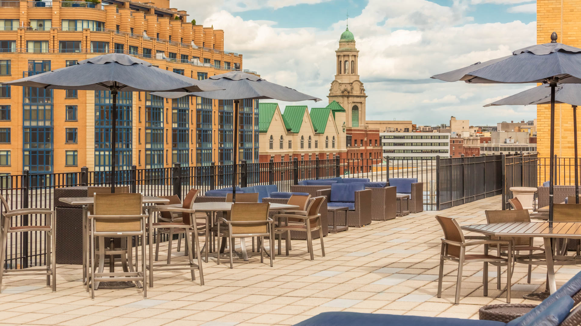 Roof deck at 1500 Mass Apartments (3 of 3)