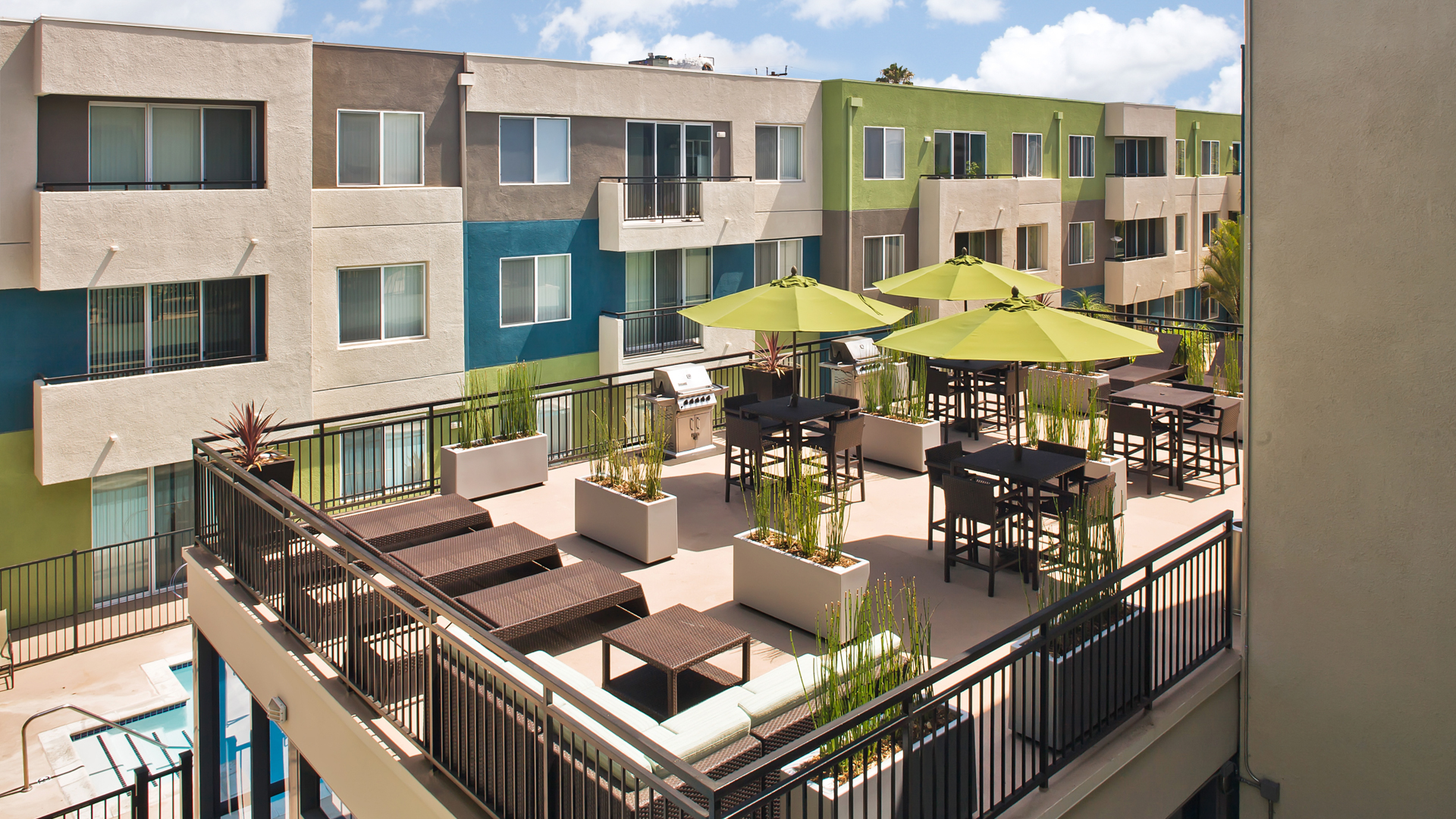 Roof deck at Lindley Apartments (1 of 3)