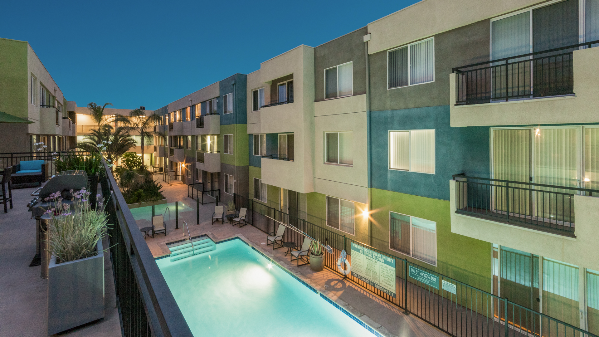 Pool at Lindley Apartments (6 of 8)
