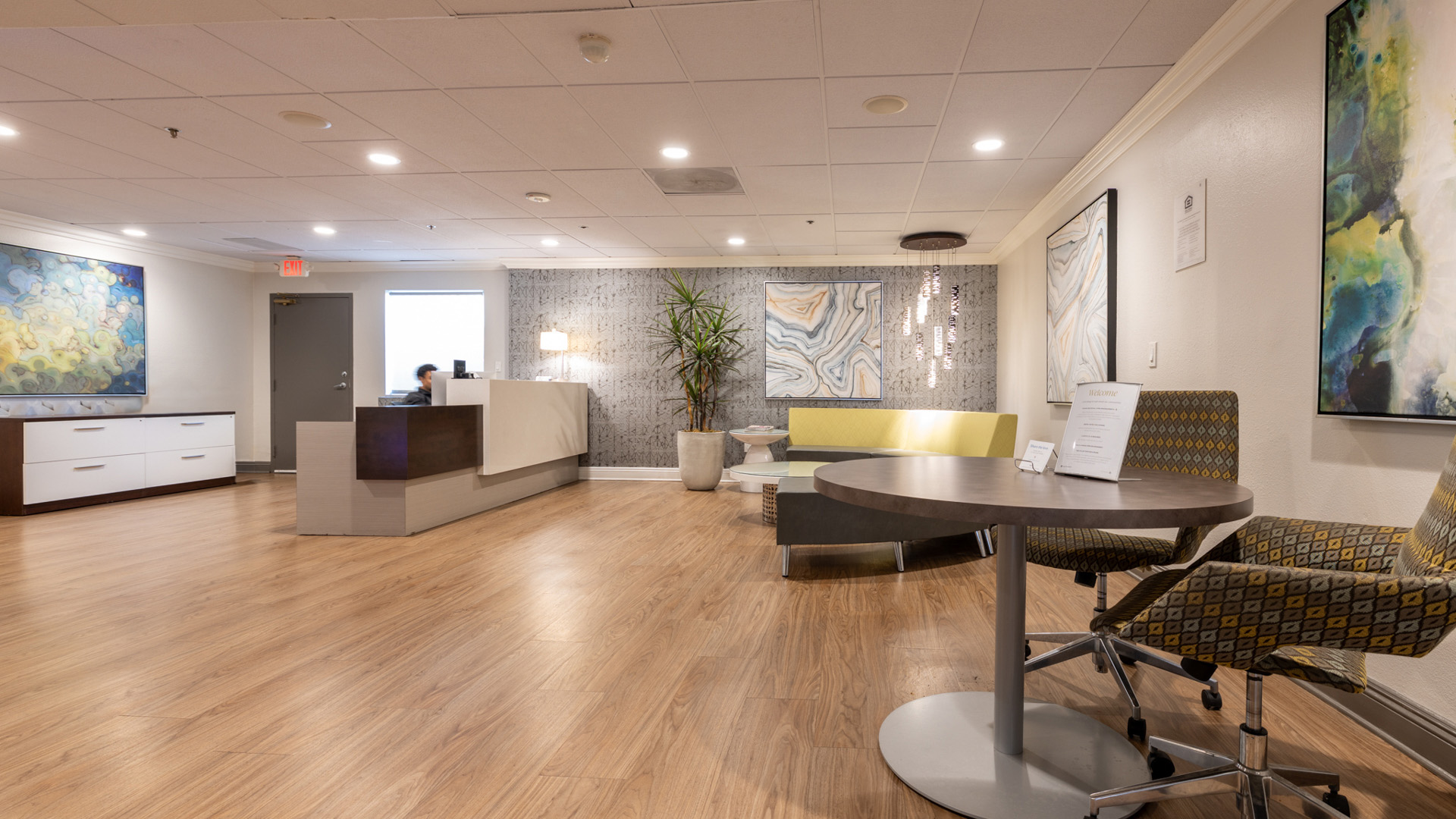 Lobby at The Encore Apartments