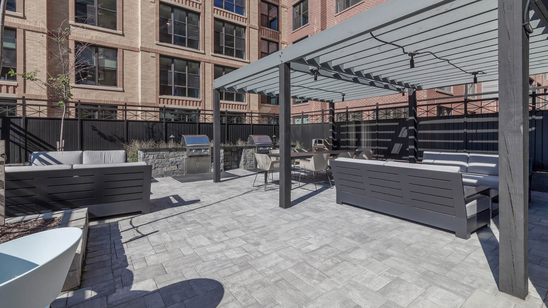Grill area at Edgemont at Bethesda Metro Apartments