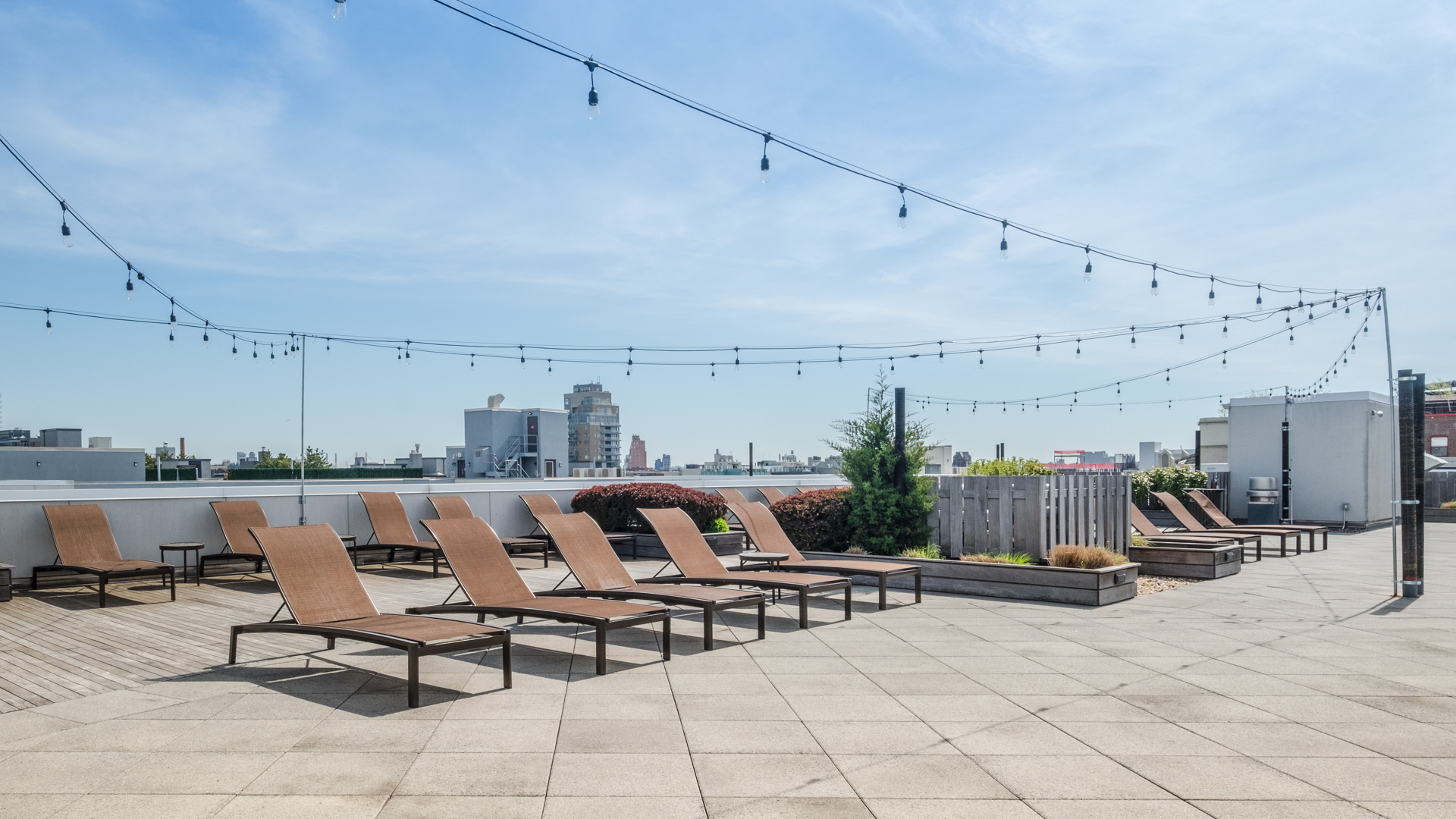 Roof deck at 175 Kent Apartments (2 of 3)