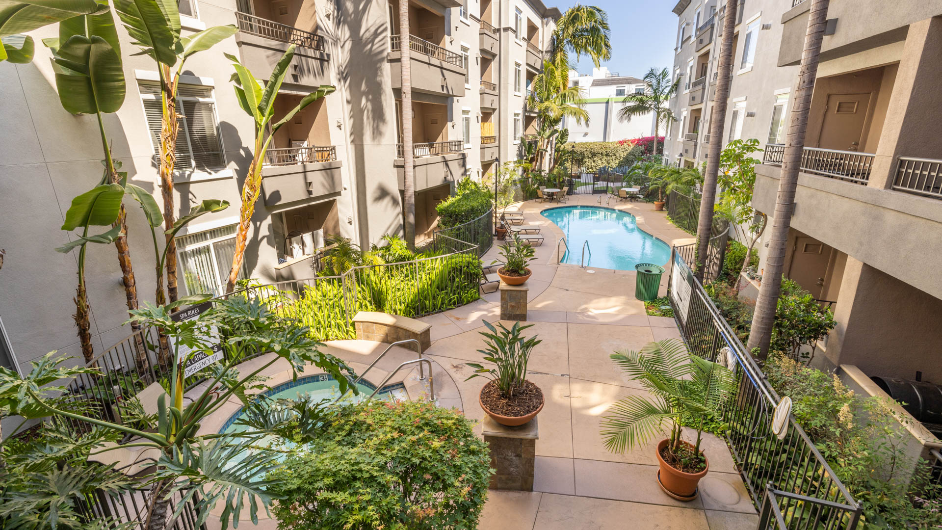 Pool at Belle Fontaine Apartments (2 of 2)