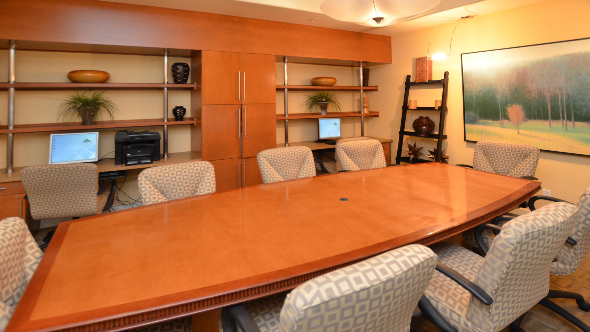 Work space at Belle Fontaine Apartments