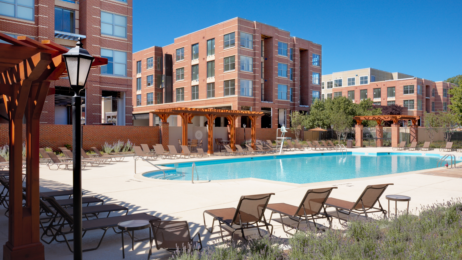 Pool at 2201 Pershing Apartments (2 of 3)