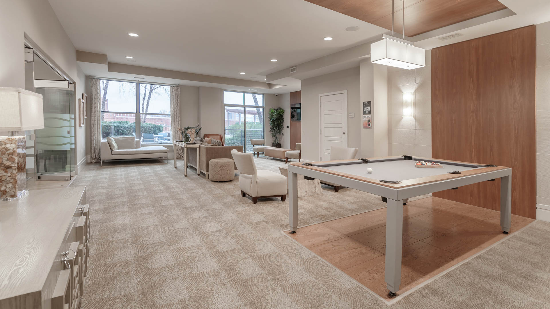 Lounge at 2201 Pershing Apartments (1 of 2)