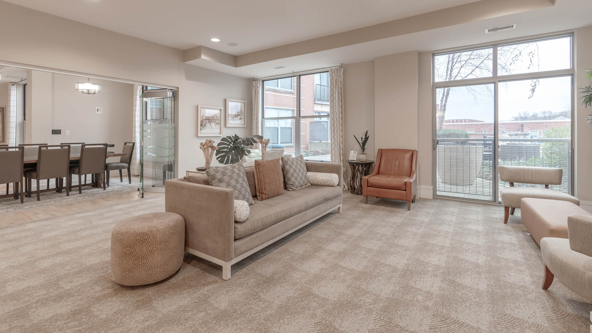 Lounge at 2201 Pershing Apartments (2 of 2)