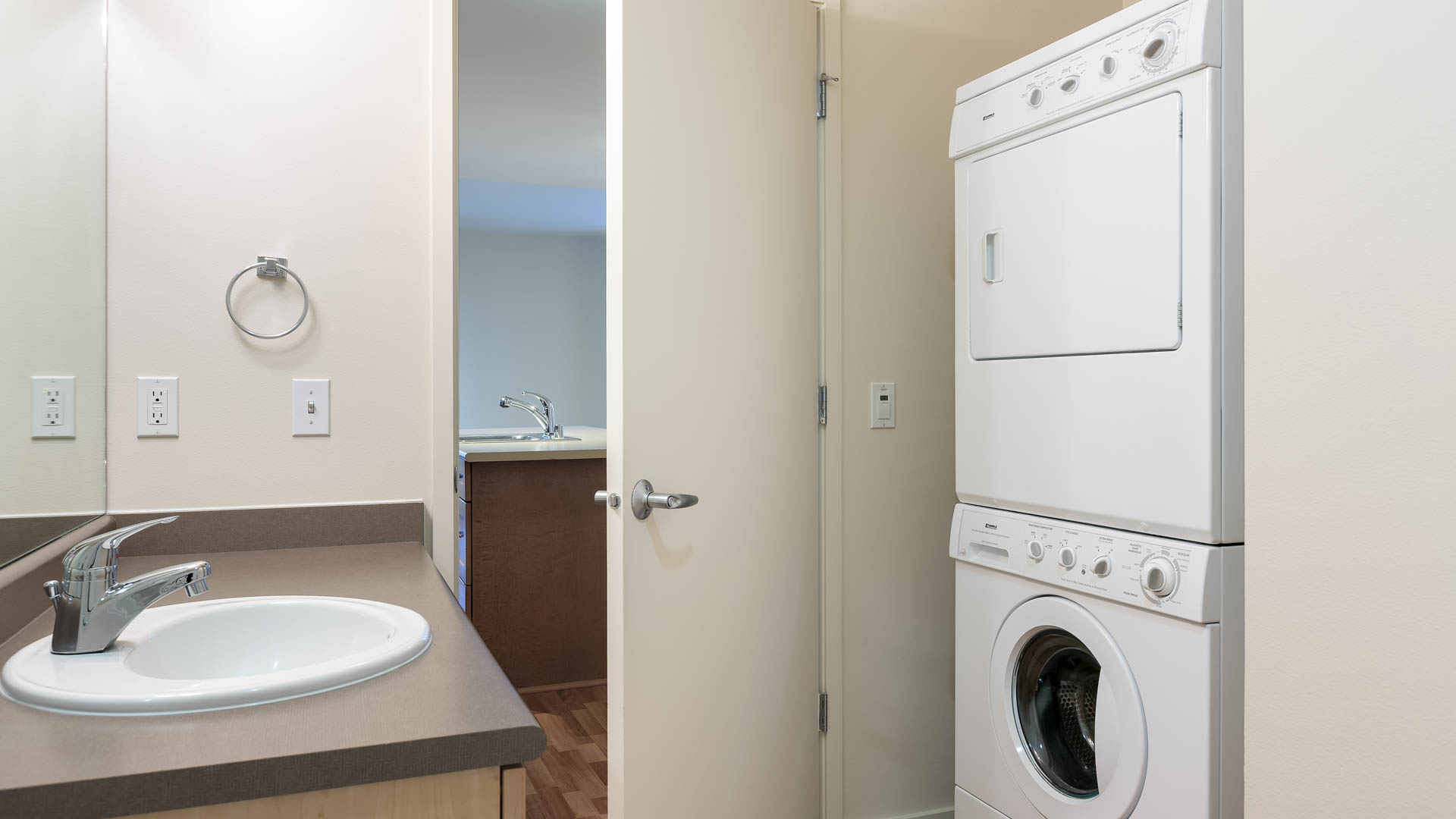 Laundry room at Veloce Apartments (1 of 2)