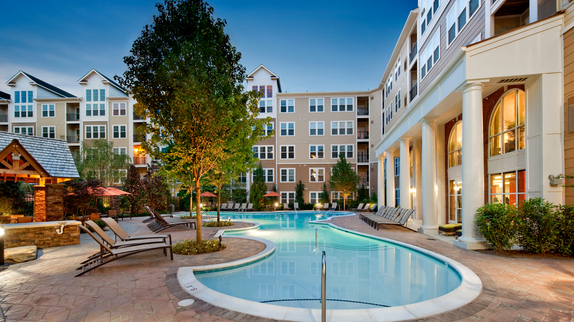 Pool at Westchester Rockville Station Apartments (7 of 7)