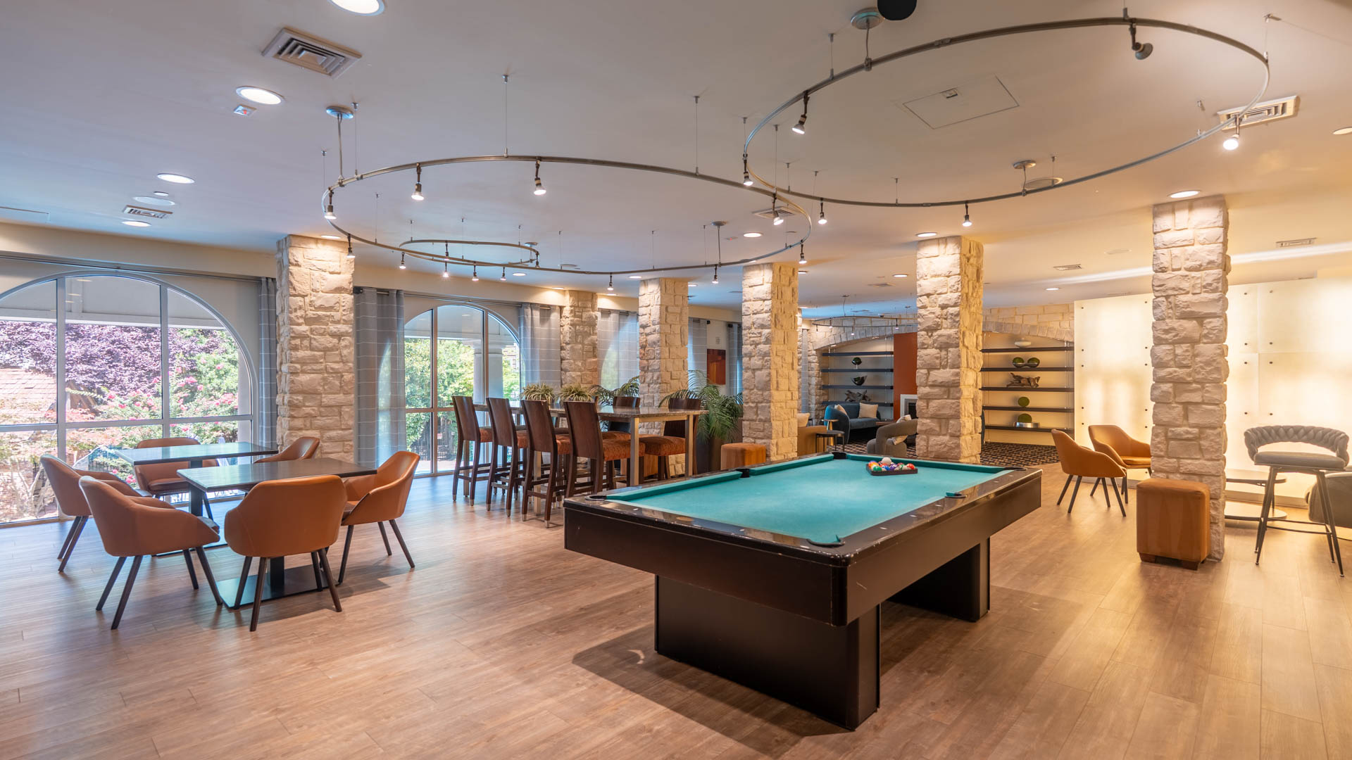 Game room at Westchester Rockville Station Apartments