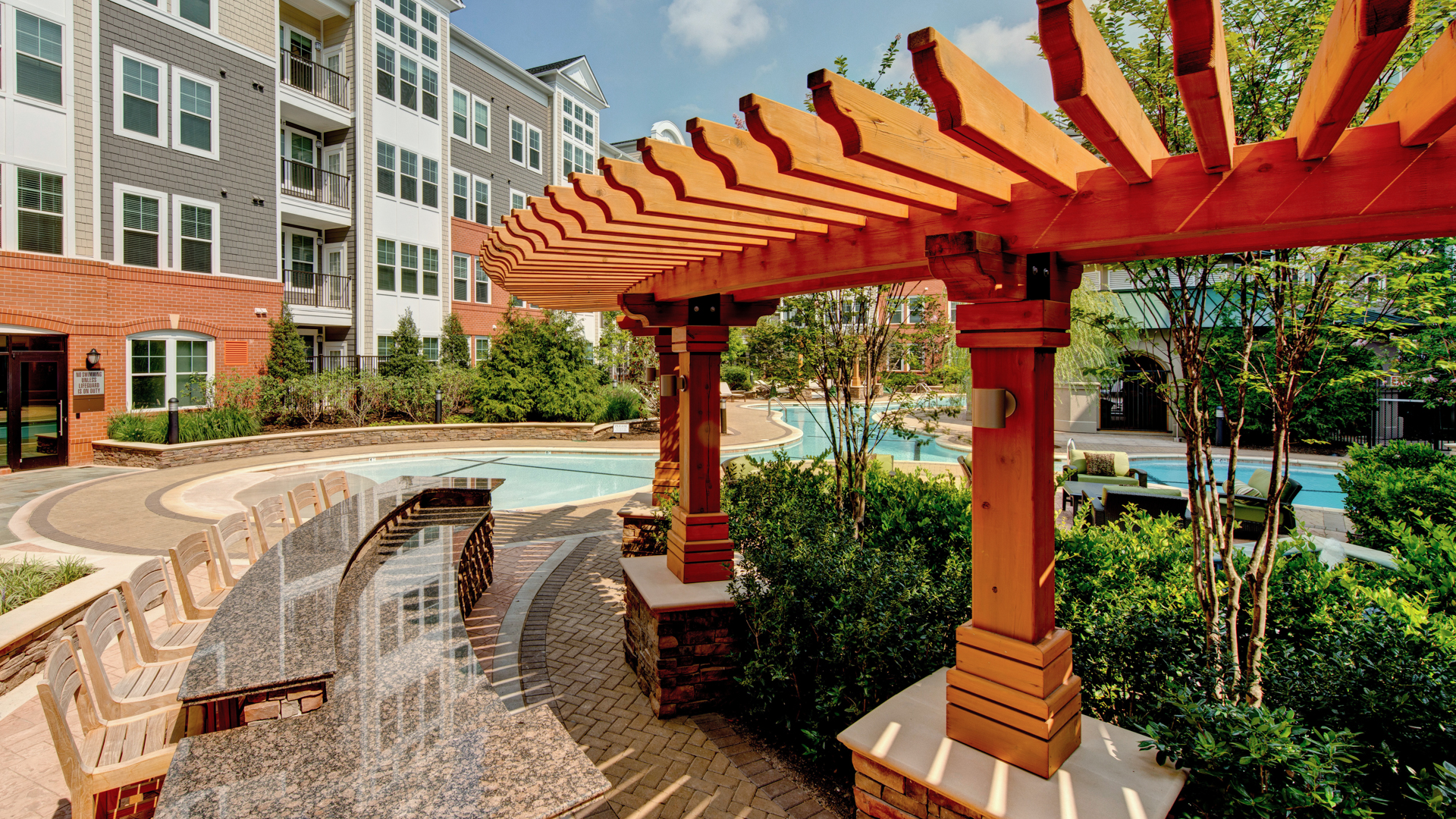 Pool at Gaithersburg Station Apartments (2 of 3)