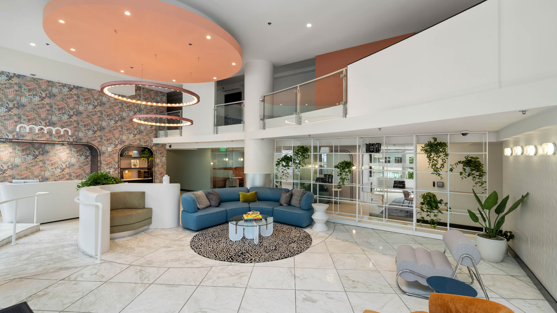 Lobby at The Samuel at Dupont Circle Apartments