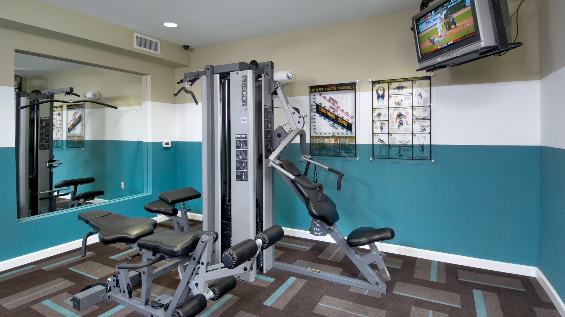 Gym at South City Station Apartments (2 of 2)