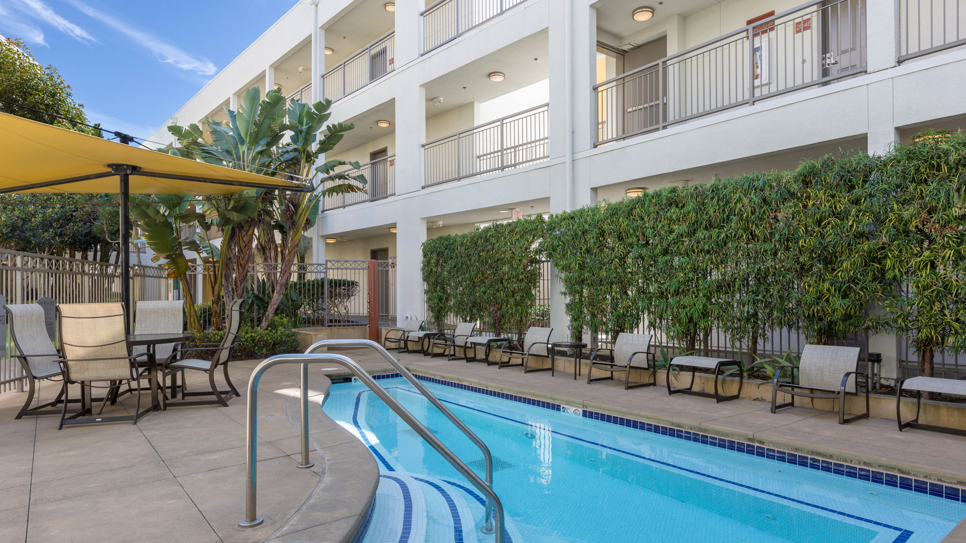 Pool at South City Station Apartments