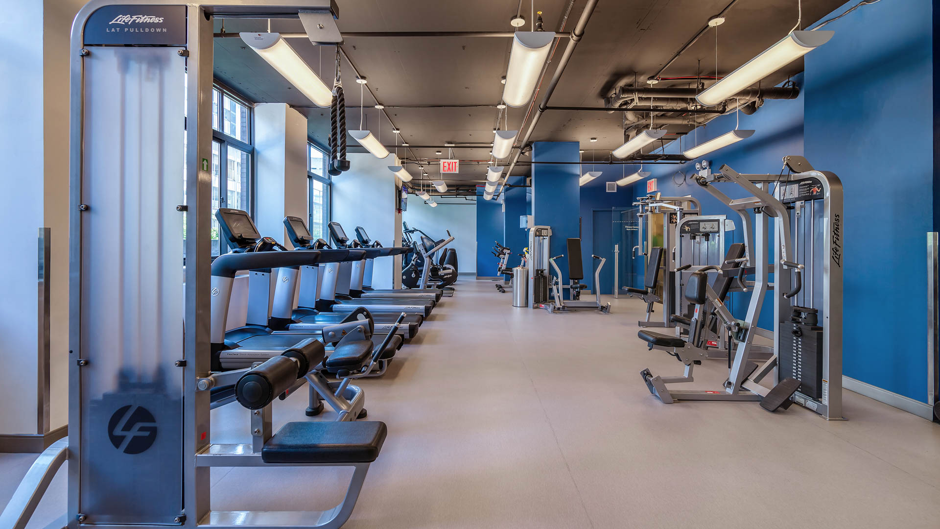 Gym at 180 Montague Apartments (1 of 2)