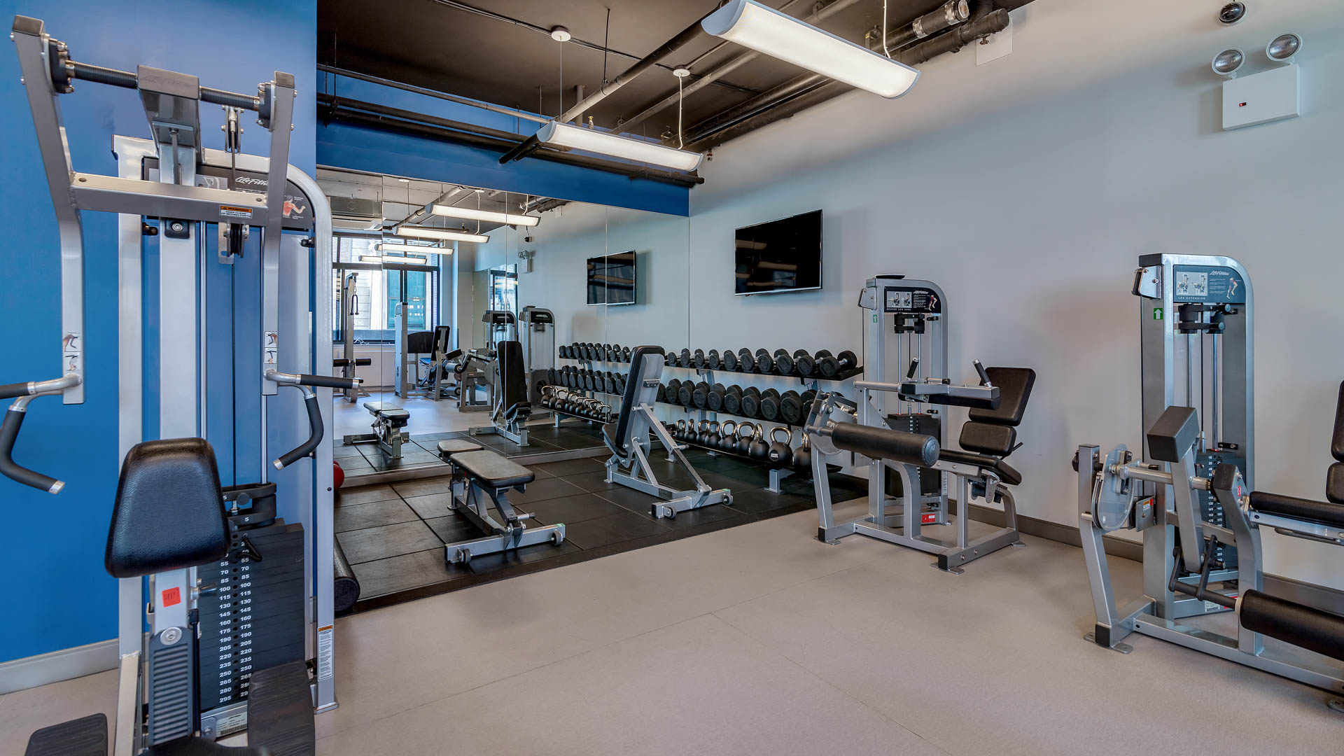 Gym at 180 Montague Apartments (2 of 2)