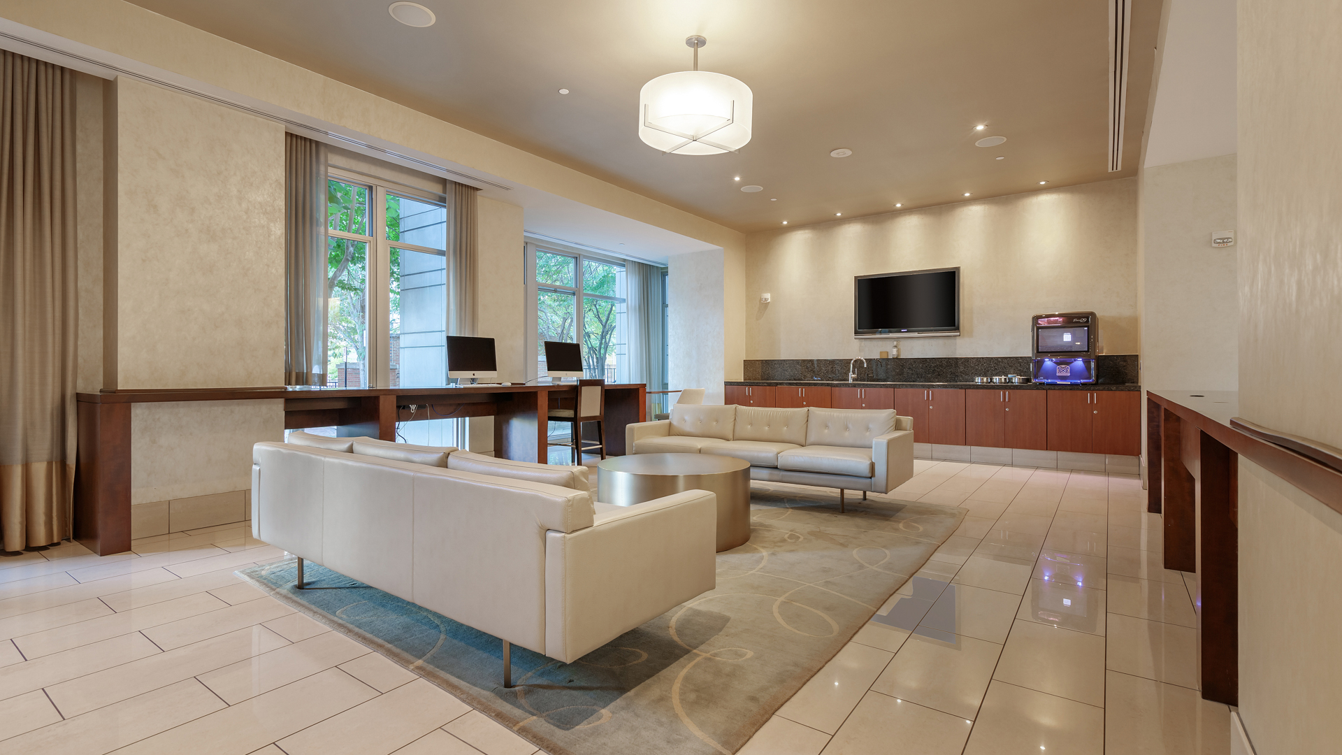 Lounge at Wisconsin Place Apartments (2 of 4)
