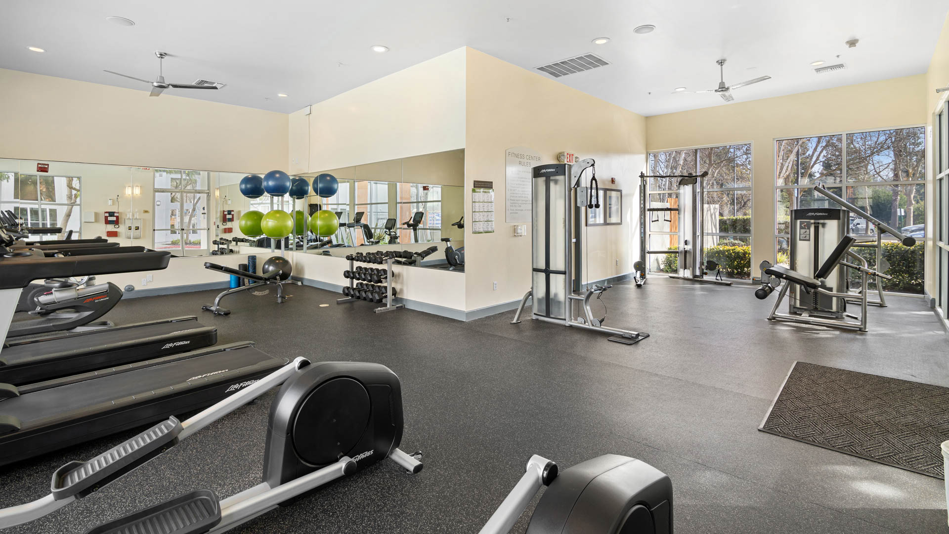 Gym at Archstone Fremont Center Apartments
