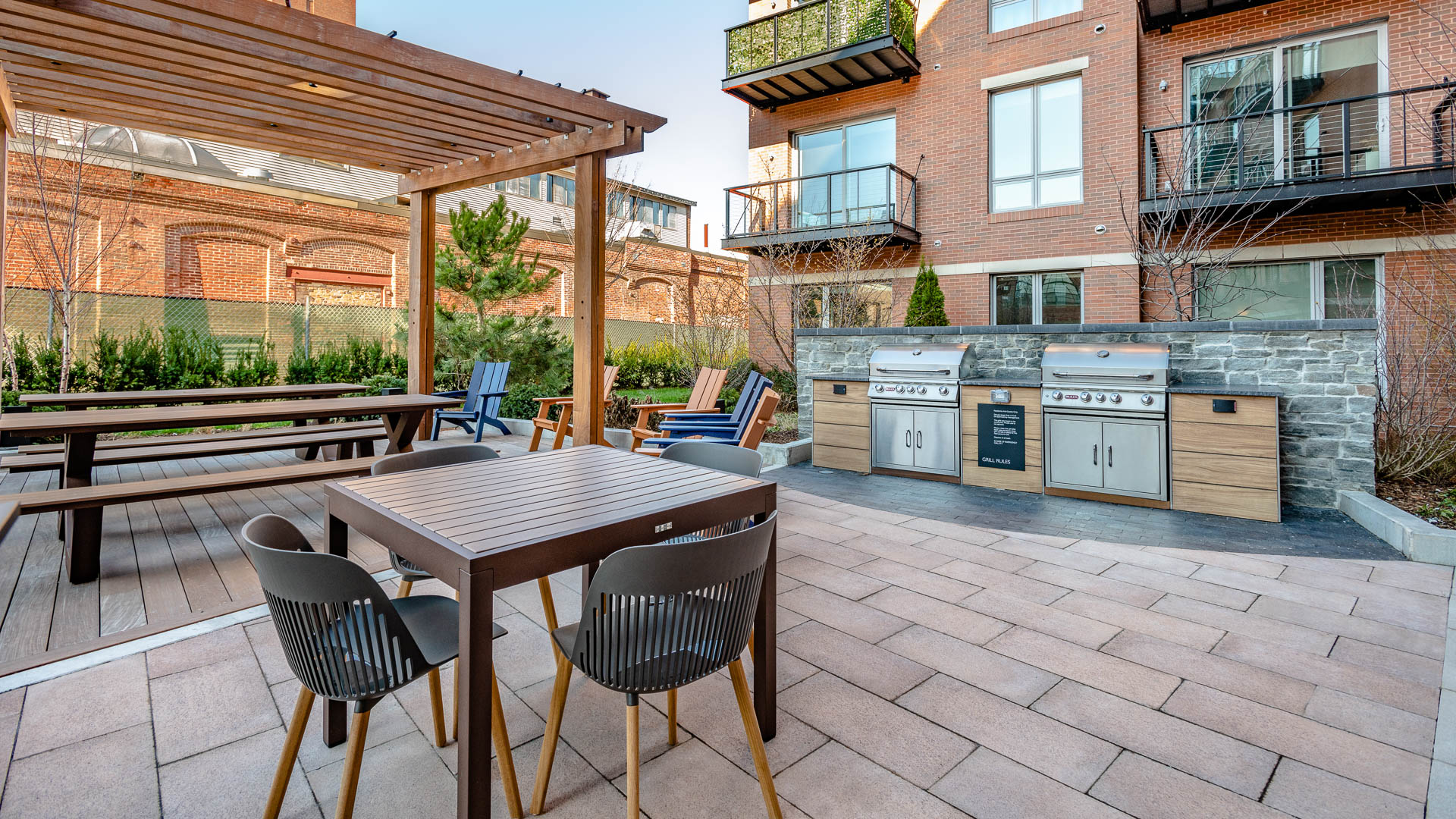 Grill area at Lofts at Kendall Square Apartments (1 of 2)