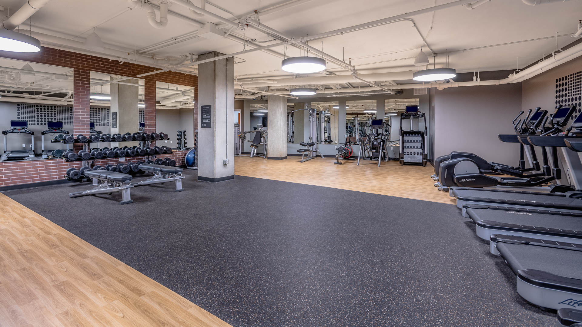 Gym at Lofts at Kendall Square Apartments (4 of 5)