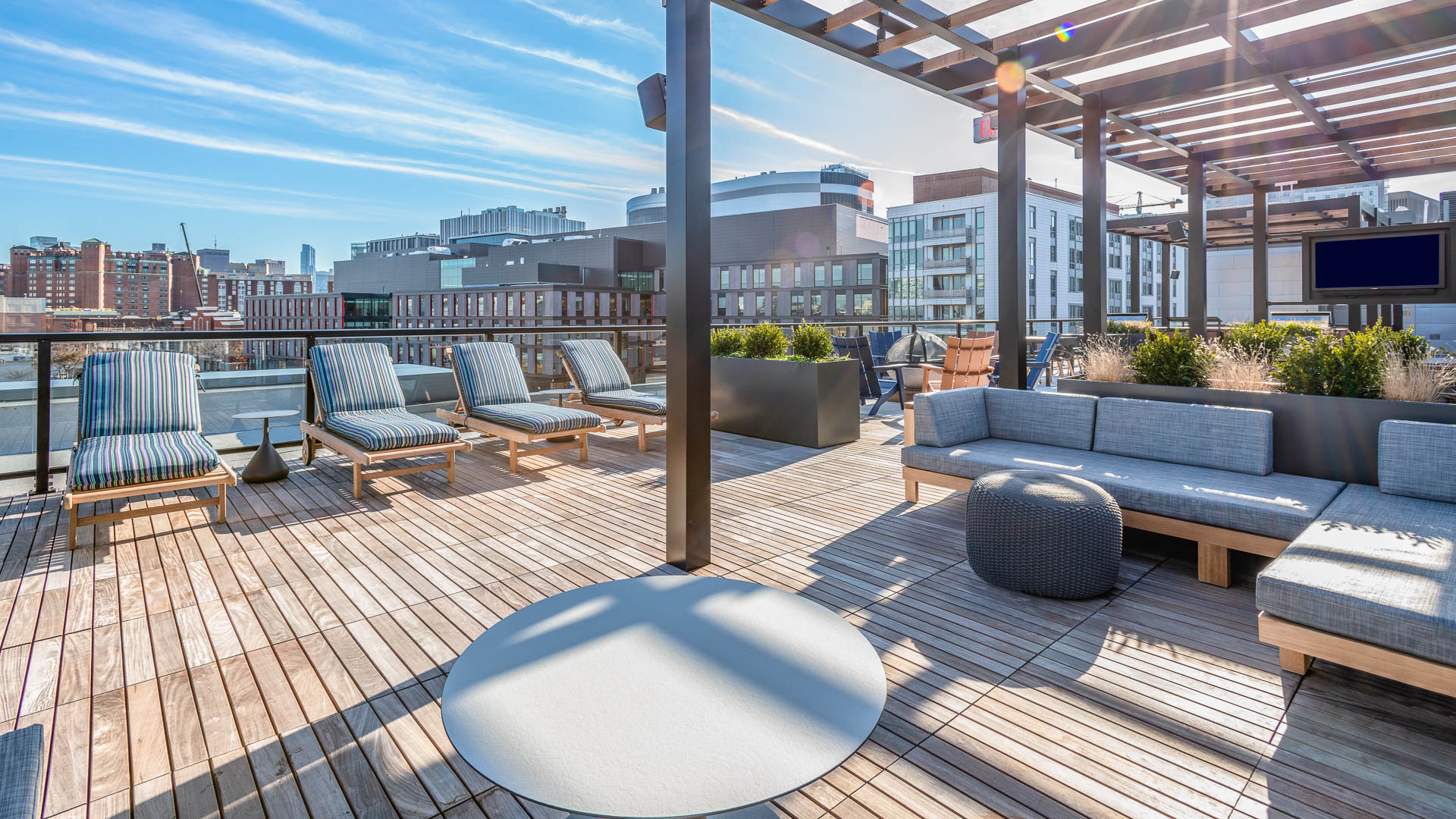 Roof deck at Lofts at Kendall Square Apartments (1 of 2)